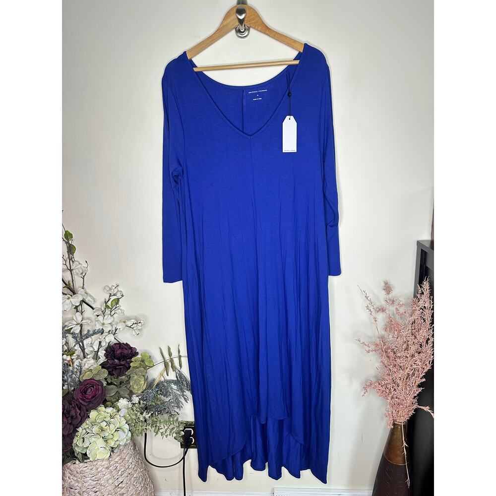 UNIVERSAL STANDARD Athena Divine Jersey Midi Dress Cobalt Blue Sz 18/20 NWT {S8} - Picture 2 of 6